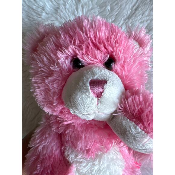 Build A Bear Endless Heart Teddy Valentine Pink BABW Tie Dye Magnets 17" - Picture 7 of 7